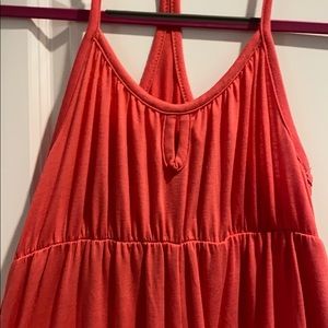 Key hole color block maxi